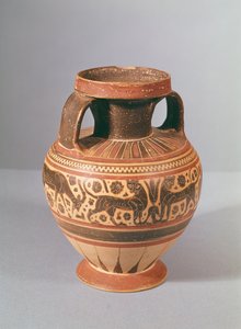 Ânfora em estilo corintiano, c.600 aC (cerâmica)